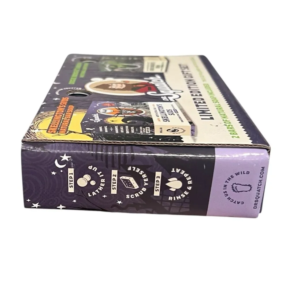 Dr. Squatch Limited Edition Nightmare Before Christmas Soap Gift Set Made in USA